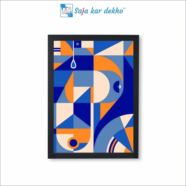 SAJA KAR DEKHO ABSTRACT, EXPRESSIONISM, DIGITALART High Quality Weather Resistant HD Wall Frame | 18 x 12 inch | - 18 X 12 inch