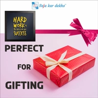 SAJA KAR DEKHO Hard Work The Formula For Success Motivation Quotes High Quality Weather Resistant HD Wall Frame | 12 x 12 inch | - 12 X 12 inch