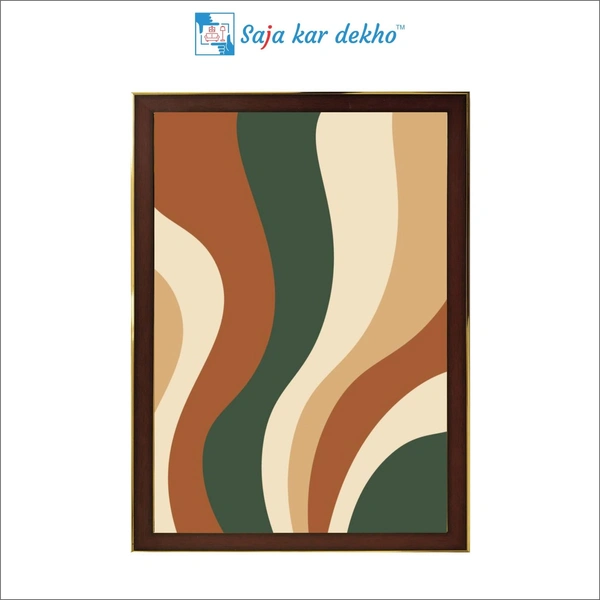 SAJA KAR DEKHO Aesthetic Art High Quality Weather Resistant HD Wall Frame | 18 x 12 inch | - 18 X 12 inch