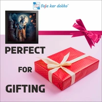 SAJA KAR DEKHO Peacock High Quality Weather Resistant HD Wall Frame | 20 x 20 inch | - 20 X 20 inch