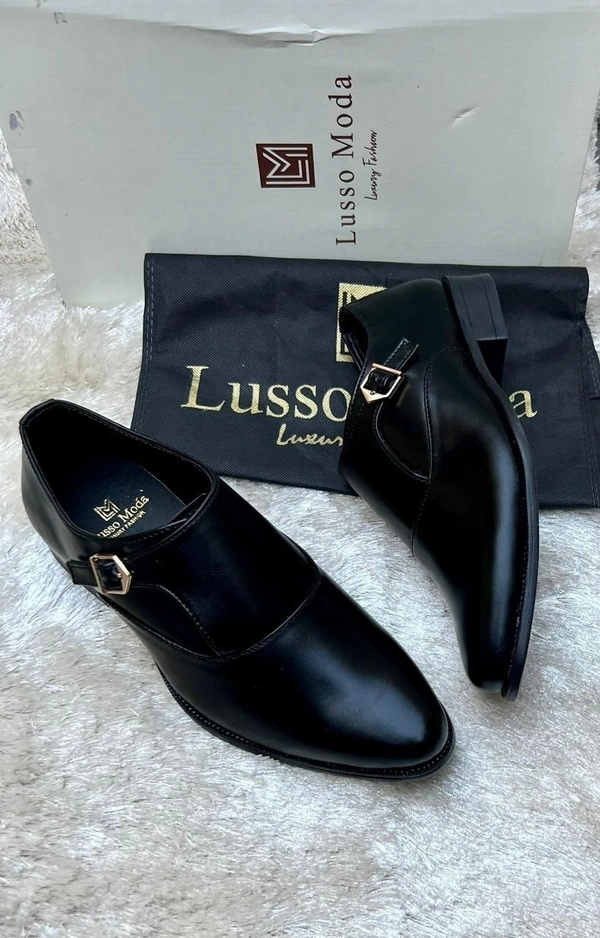 Lusso Moda Men Formal Shoes - Black, 6