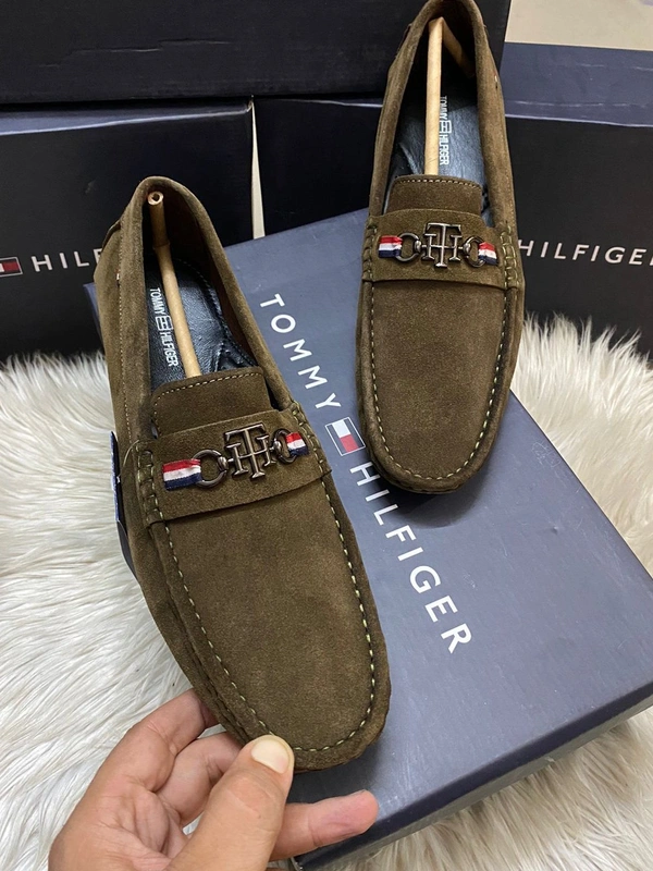 Tommy Hilfiger Men Loafers Shoes - 6, Black