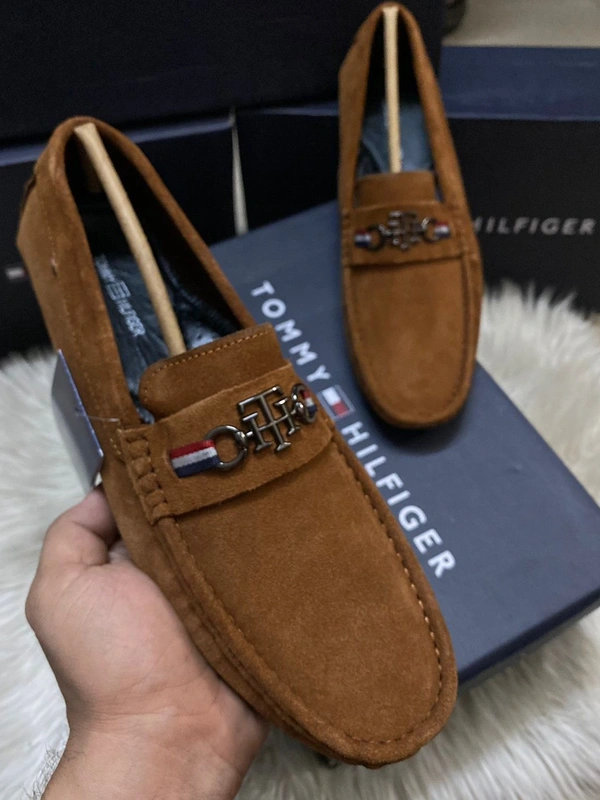 Tommy Hilfiger Men Loafers Shoes - 6, Black