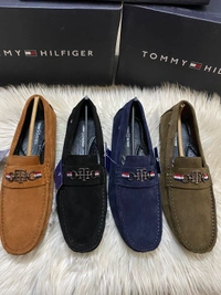 Tommy Hilfiger Men Loafers Shoes - 6, Black