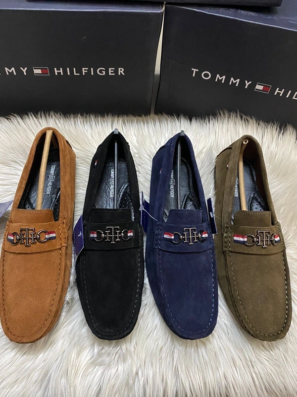 Tommy Hilfiger Men Loafers Shoes - 6, Black
