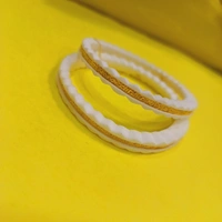 TRJ BUMMER HALLMARK 916 22KT GOLD SAKHA BADHANO APPROX. WGT: 0.600 GM WITH PURITY SMART CARD - 27