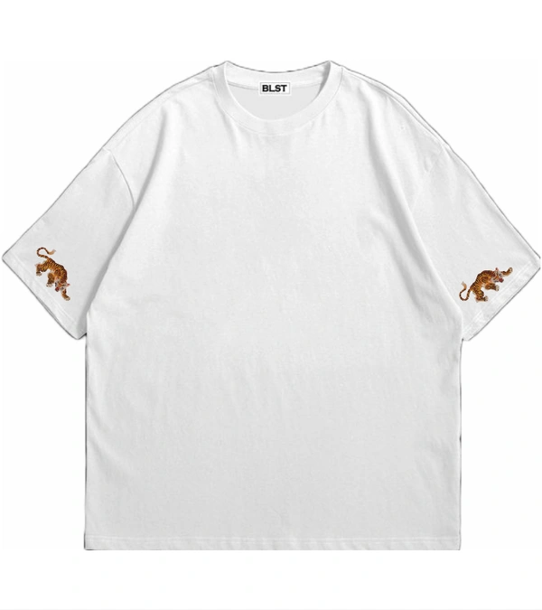 "Lé tigresse" Oversize Tshirt - XL, White