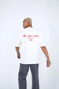 Legacy Red - The Last Ride - S, White - Design at back