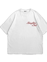 "Slaughter Club" Oversize Tshirt - S, White