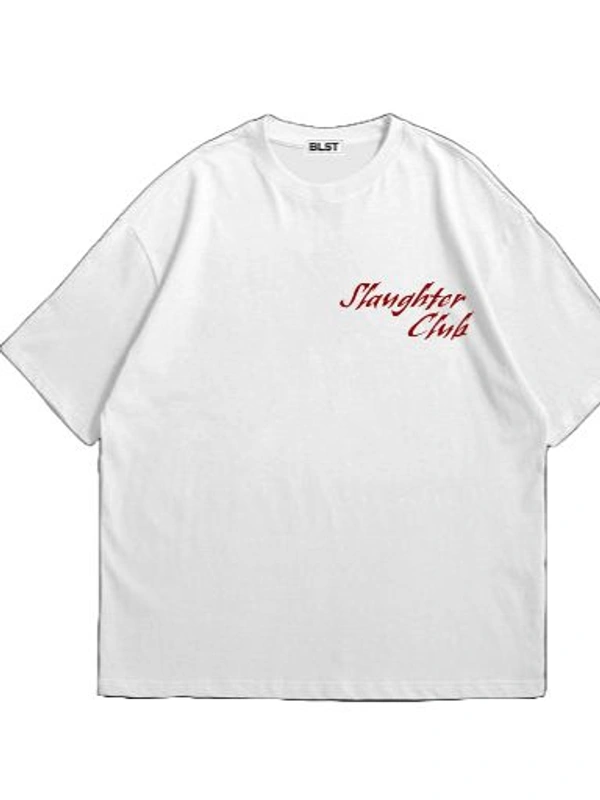 "Slaughter Club" Oversize Tshirt - XL, White
