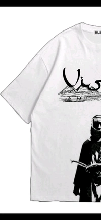 "Vision" Oversize Tshirt - XL, White