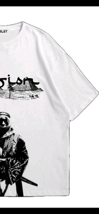 "Vision" Oversize Tshirt - XL, White