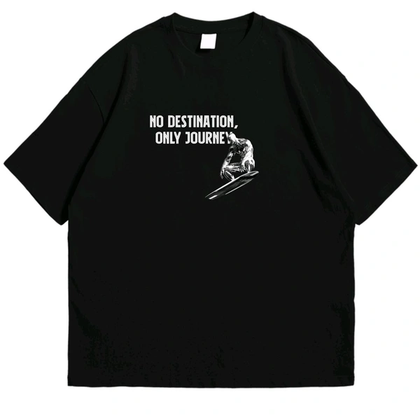 "Drifter" Oversize Tshirt - Black, XL