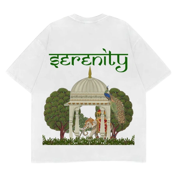 "Serenity" Oversize Tshirt - White, XL