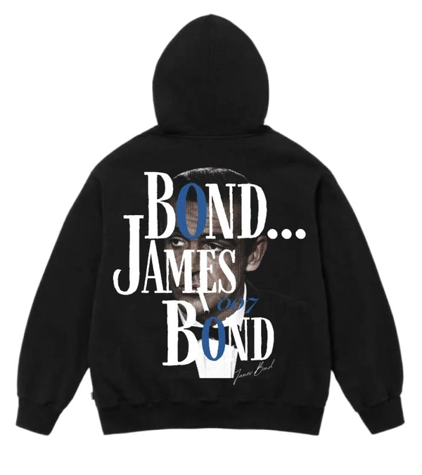 "JAMES BOND" Hoodie - Black, M