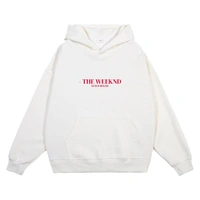 "THE WEEKND" Hoodie - White, L