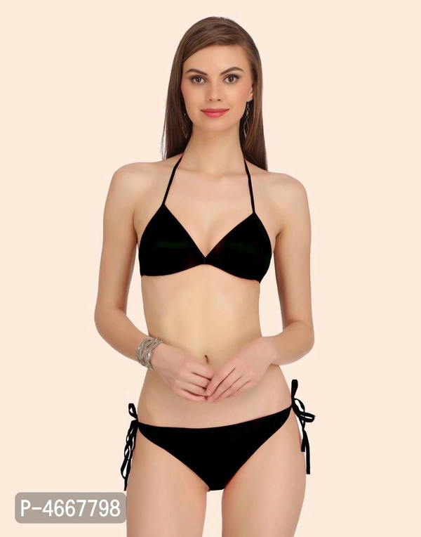 Women Cotton Bra Panty Set for Lingerie Set ( Pack of 1 ) - 32