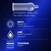 Durex Extra Time Condoms for Men - 10 Count