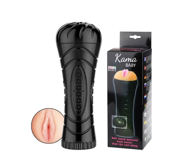Kamajoy Non Vibrating Flashlight Vagina Sex Toys For Men 