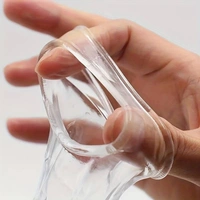 Clear Penis Extender Sleeve With Ball Loop