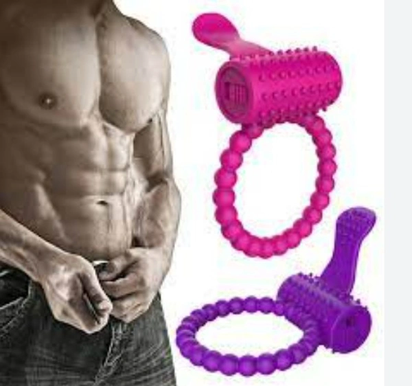 Penis Vibrating Cock Extender Ring Sex Men Toys - Free Delivery, Non Returnable