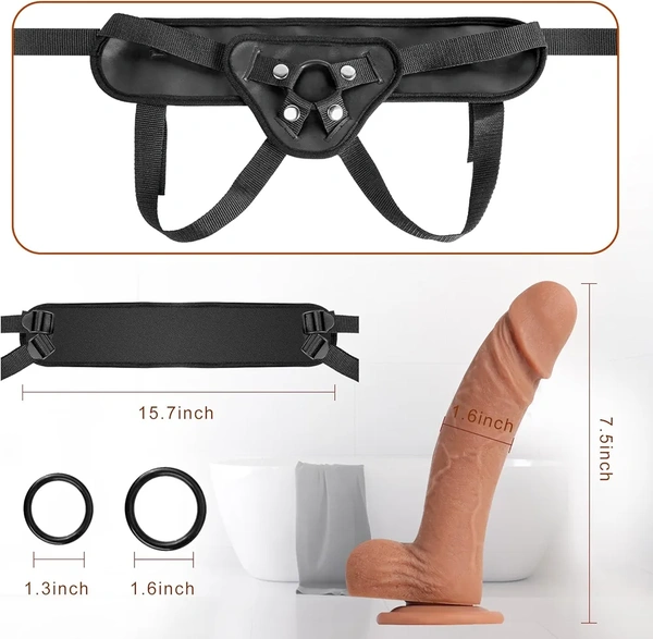 Imbtameez Hollow Strap-On Dildo | Harness Dildo for Men – IMBtameez 