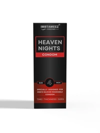Imbtameez 4 Inch Silicone Condom for Men | Reusable & Safe | Heaven Nights – IMBtameez - 4inch