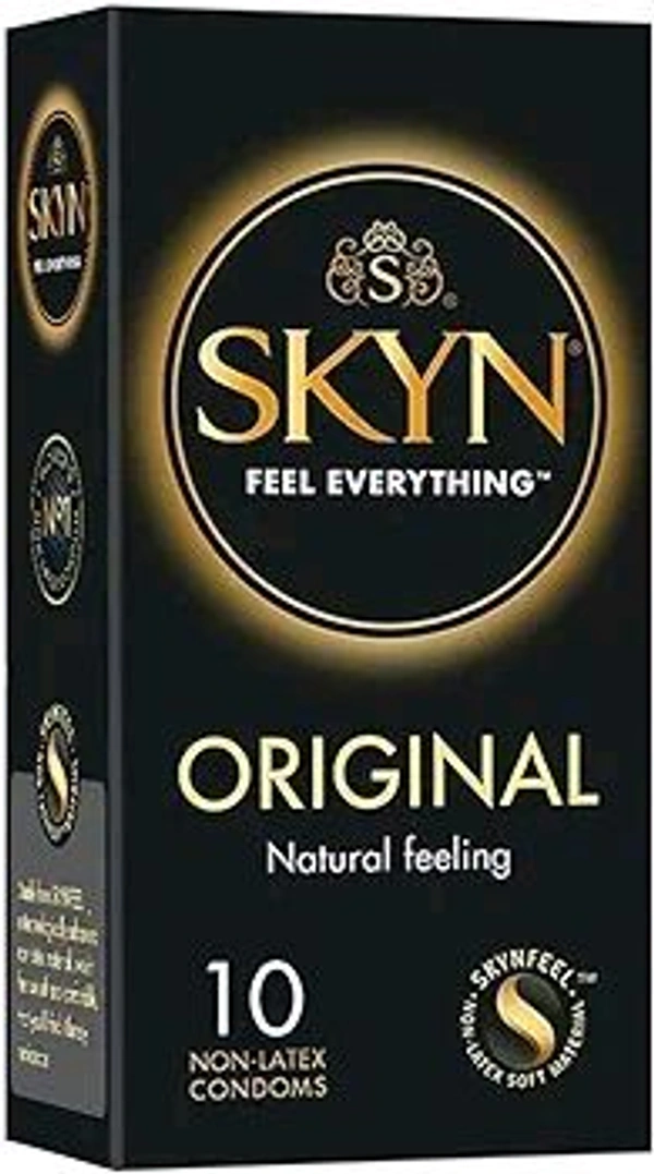 Skyn Multi Pack Condoms for Men (Original, Extra lube, Intensefeel) 30 count(Pack of 3) |Feel Everything|Latex Free