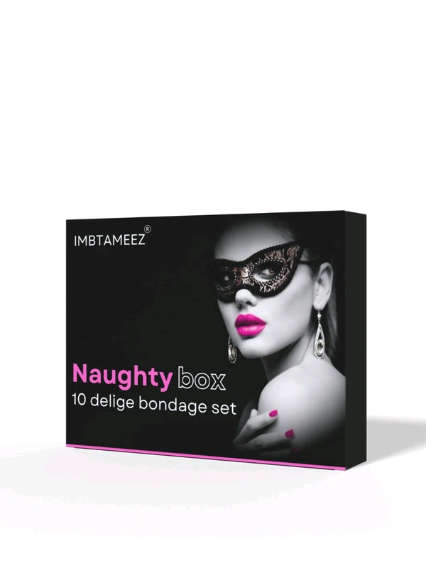 Imbtameez Naughty Box 10 Delige Bondage Set  - Lavender Rose