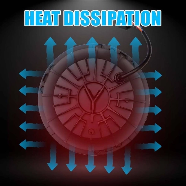 MOTO GENIUS 5.7 Inch LED Round Headlight for Harley Davidson & Bajaj Avenger Motorbike | Acrylic & Aluminum Construction, Waterproof, Luminous Mode (Line Design)