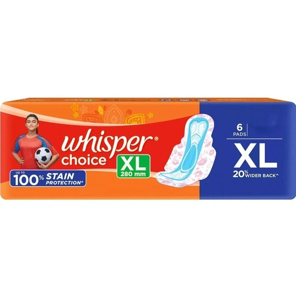 Whisper  Choice  XL 6 pads
