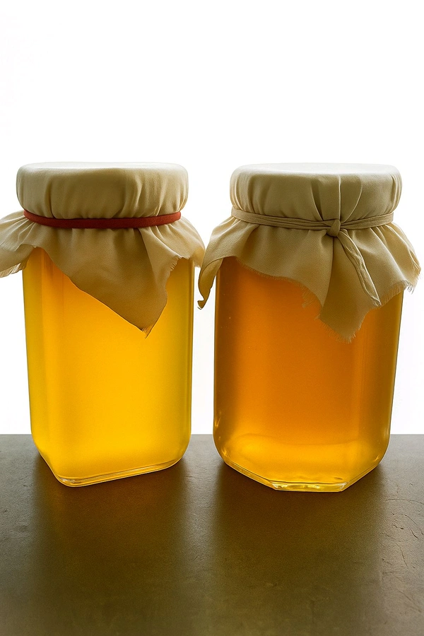 Desi A2 Cow Ghee - 500 Grams, Glass Jar/Bottle, 12 Months