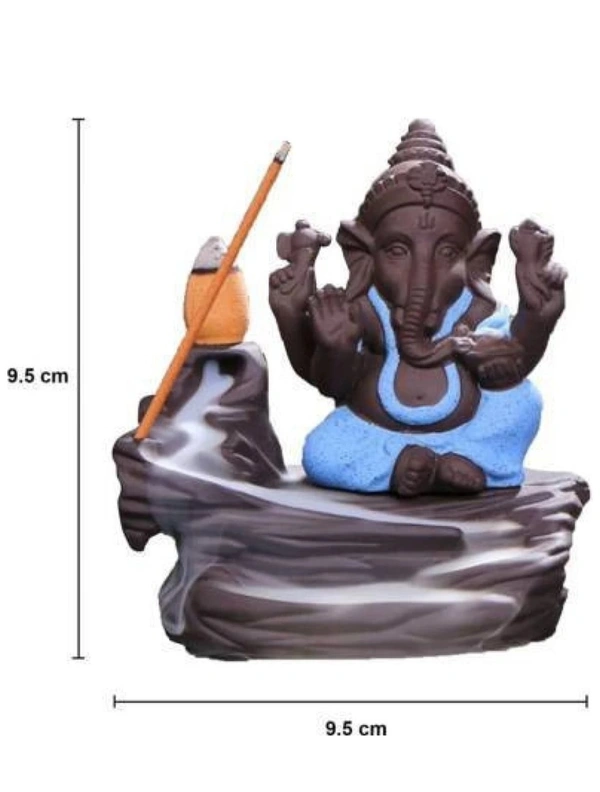 Ganesha Smoke Fountain With 10 Cone Sandals