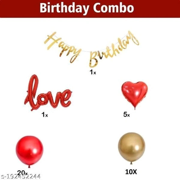 Birthday For Your Husband, Wife & Lover Decoration Kit