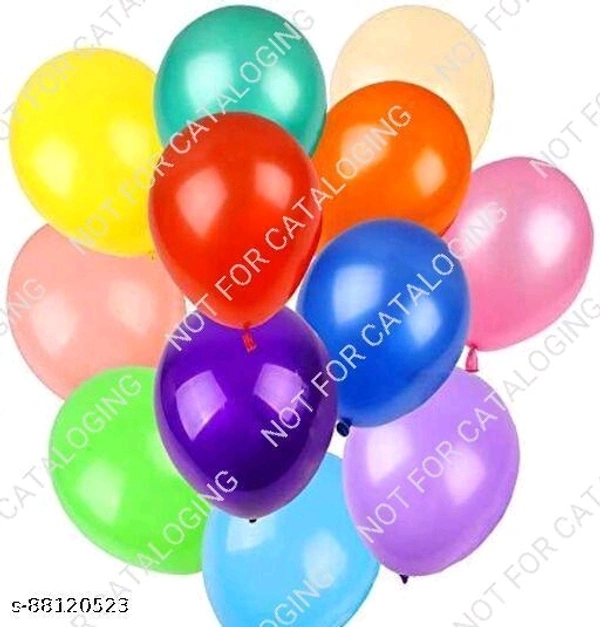 Mettalic Finish Balloons For Birthday, Aniversery, Any Party Decoration(Pack Of 100)