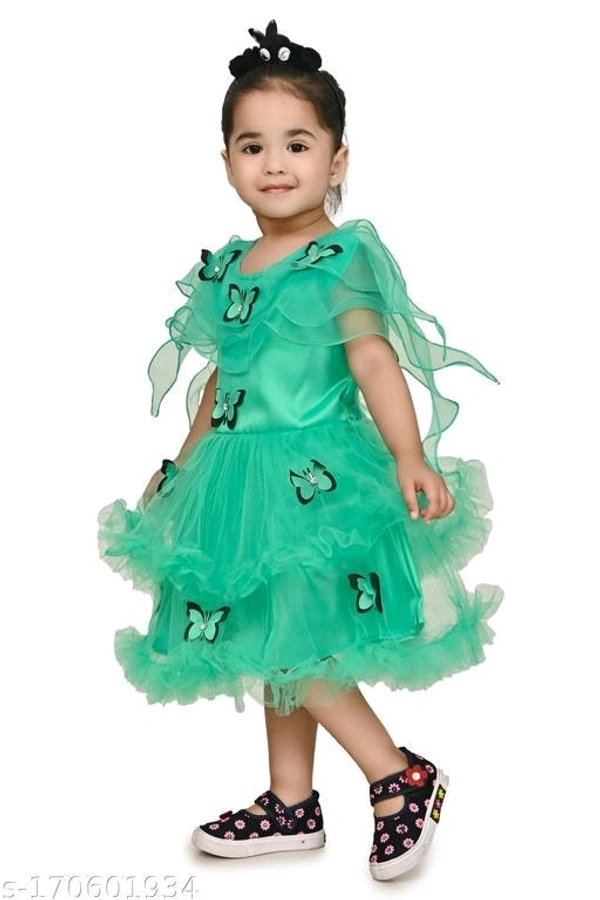 New Stylesh Kids Frock For Baby Girls - 1-2 Years