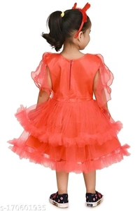Butterfly Frock For Baby Girls - 3-4 Years
