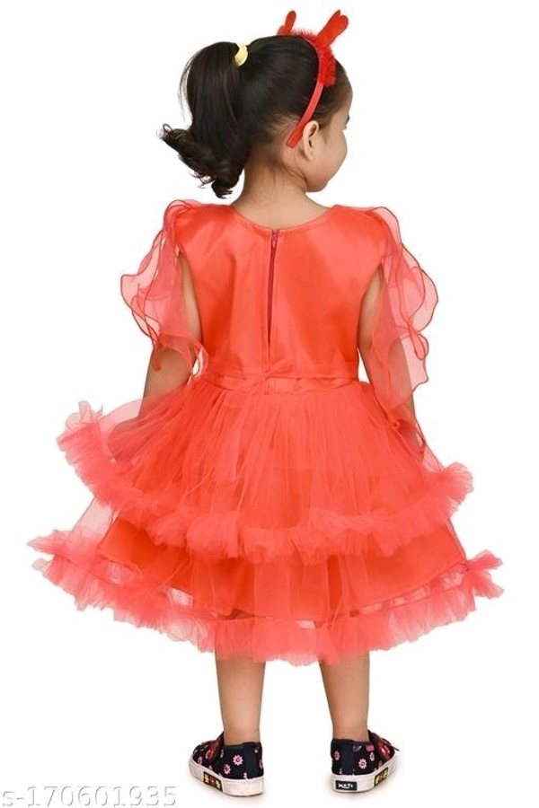 Butterfly Frock For Baby Girls - 3-4 Years