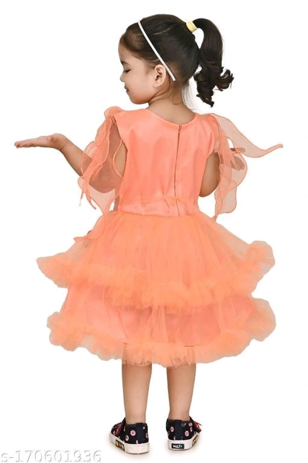 Butterfly Frock For Baby Girls - 2-3 Years