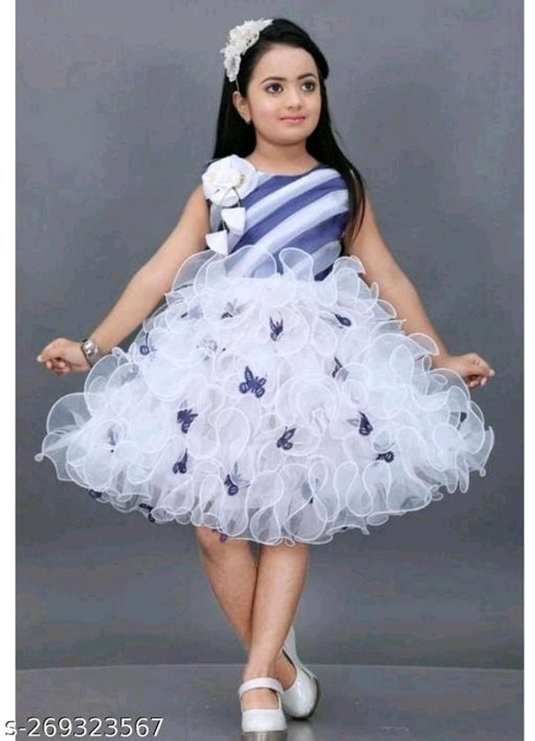 Baby Girls Frock For Party Wear - 1-2 Years