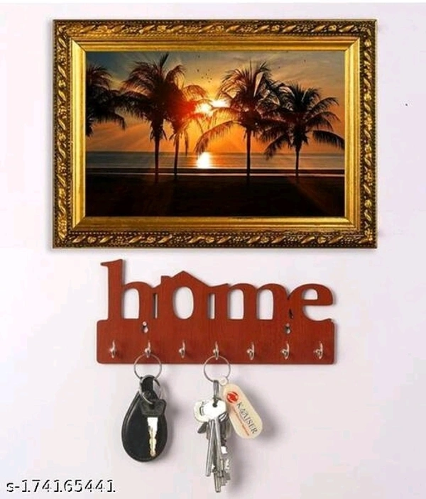 Home Woden Key Holder For Home, Office, Shop, Etc
