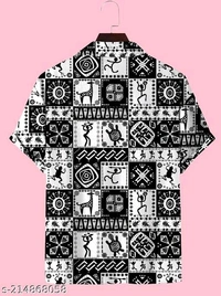 New Trendy Rayon Febric Cotton Blended Goa Style Comfy Half Sleeve Shirt For Men - Xl