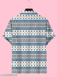 New Trendy Rayon Febric Cotton Blended Goa Style Comfy Half Sleeve Shirt For Men - M