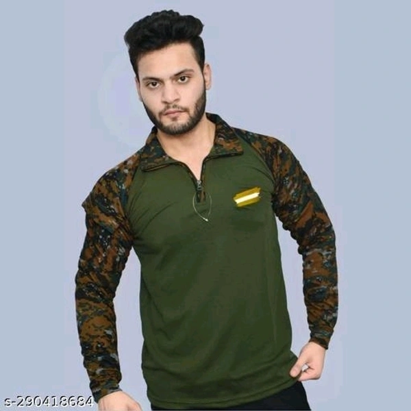 Stylish Cotton Full Sleeve T-shirt For Men - Xxl