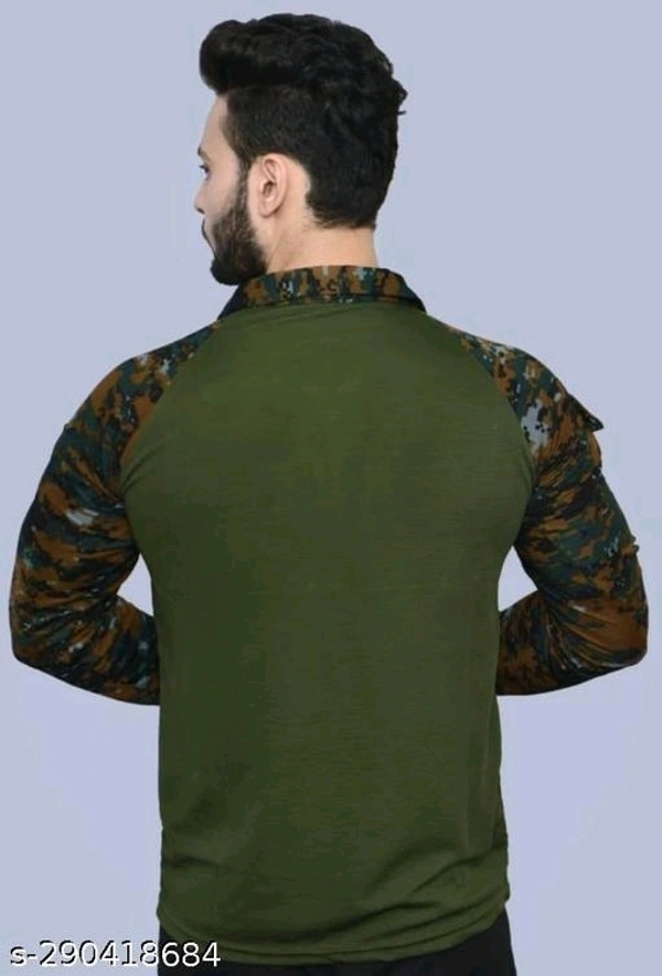 Stylish Cotton Full Sleeve T-shirt For Men - Xxl