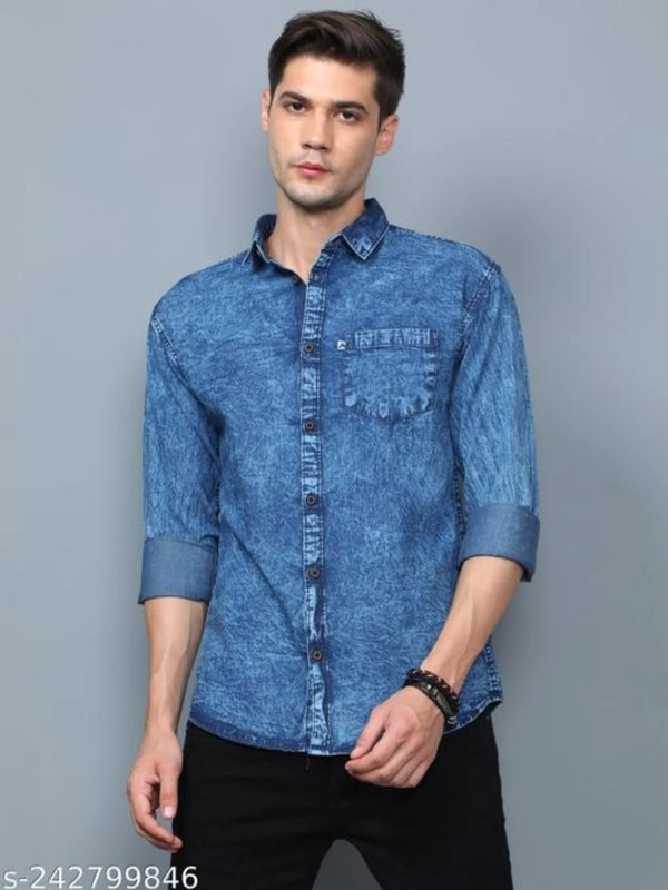 Denim Shirt For Men - S