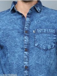 Denim Shirt For Men - S