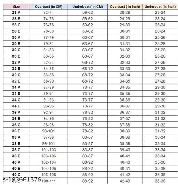 Fabalous Bra For Women (Pack Of 4) - 28B