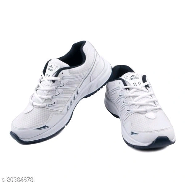 ASIAN Stylish White Sports shoes - IND-10