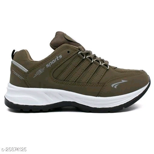 ASIAN Men's Cosco Brown Sports Shoes - IND-6